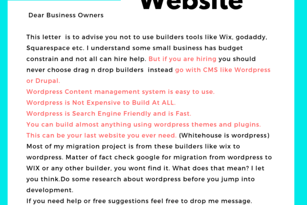 why wordpress website